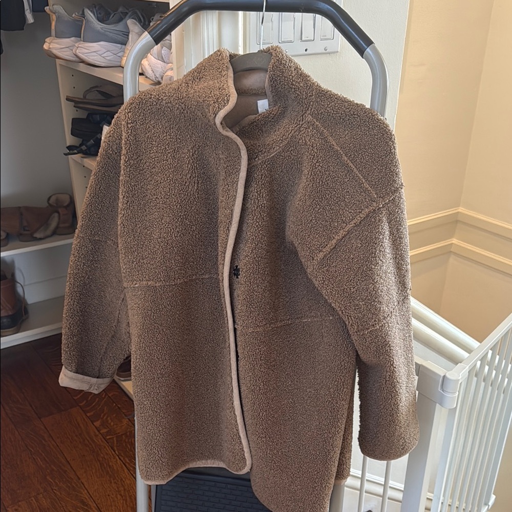 Cozy Brown Sherpa Jacket